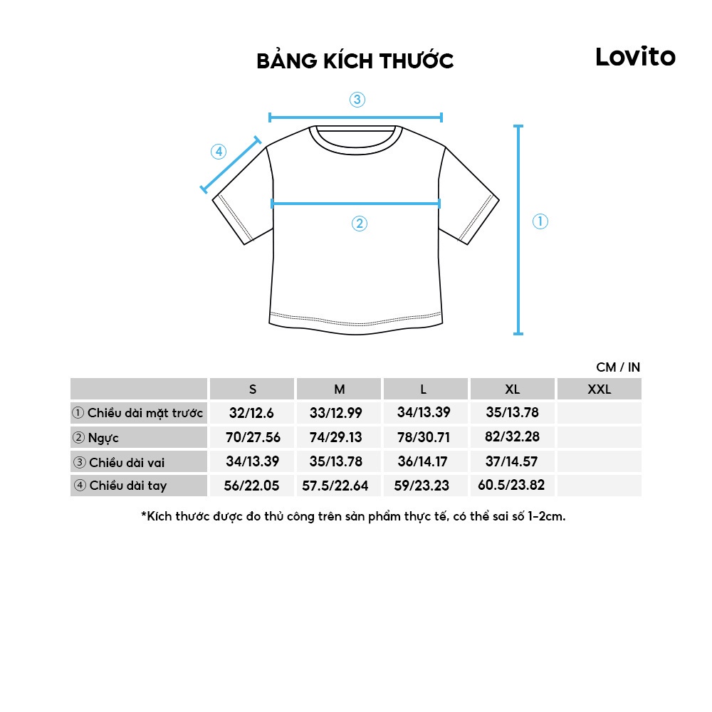 Áo thun Lovito thể thao màu trơn đan dây chéo nhanh khô L06160 (màu trắng)