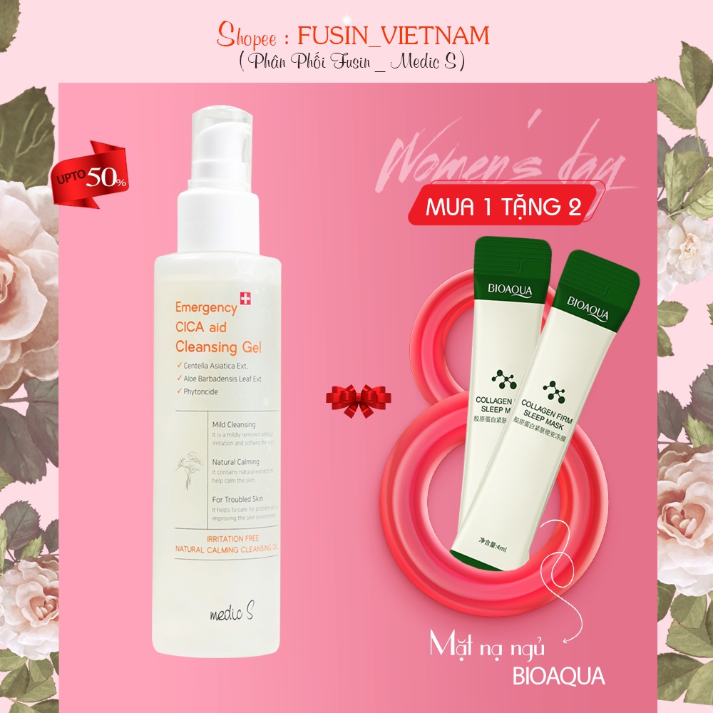 Sữa rửa mặt tạo bọt medic s (150ml) kiềm dầu,giữ ẩm,se khít lỗ chân lông
