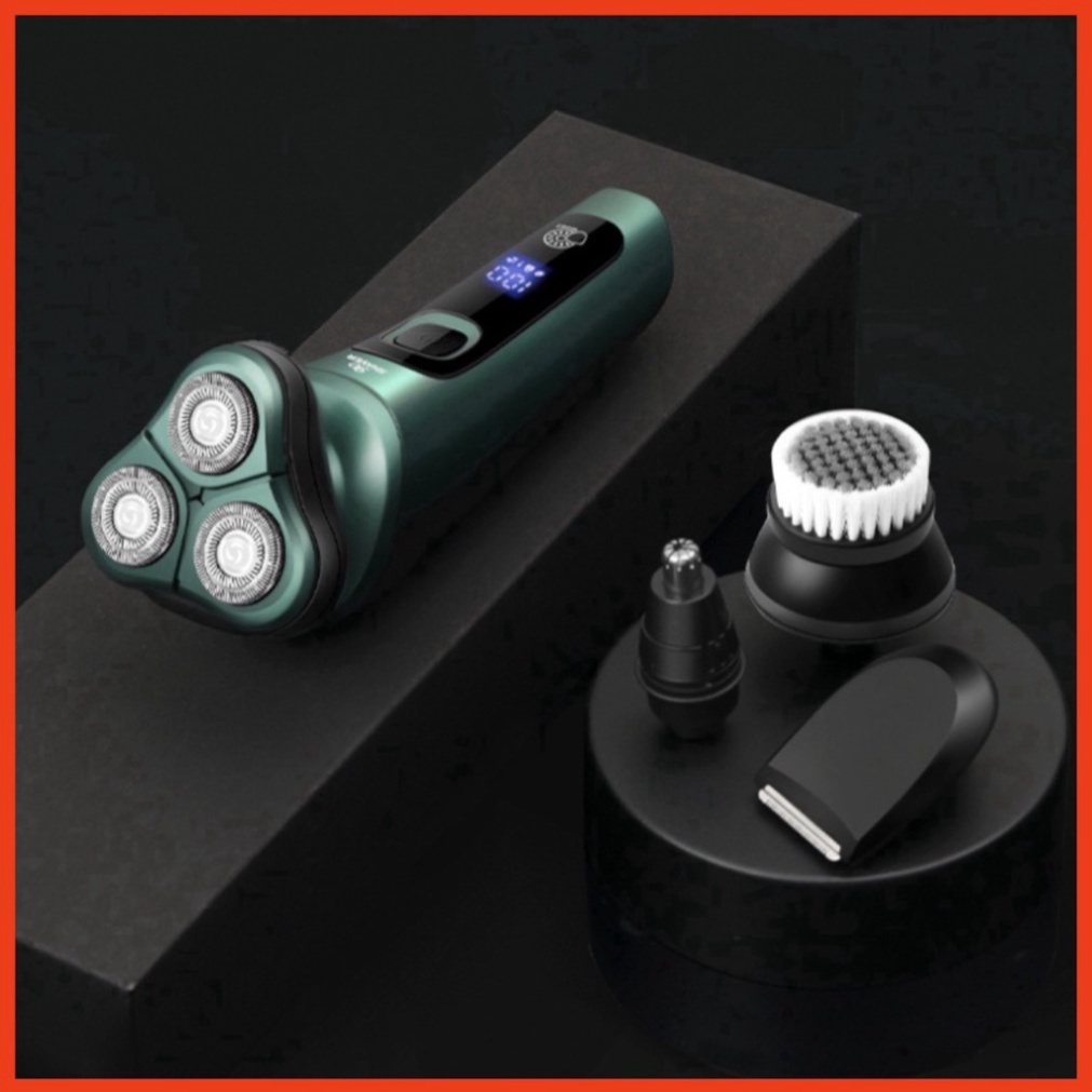 Máy Cạo Râu đazinăng 9D SHAVER screen chỉ ra LED Dao Cạo Nổi 3 cổng sạc cho iPhone 4/4S/5/5S và các loại máy Samsu Hot