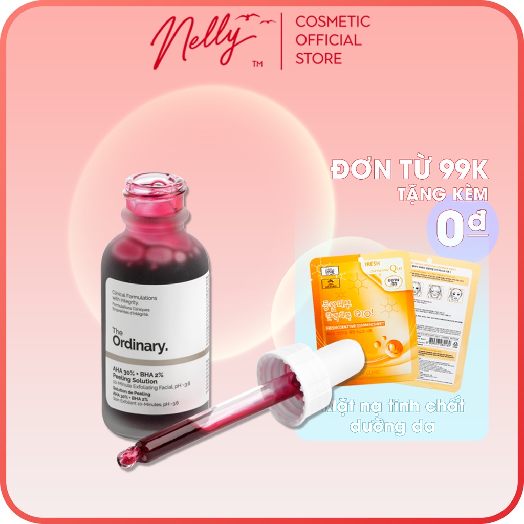 Tinh Chất The Ordinary AHA 30%+BHA 2% Peeling Solution 30ml