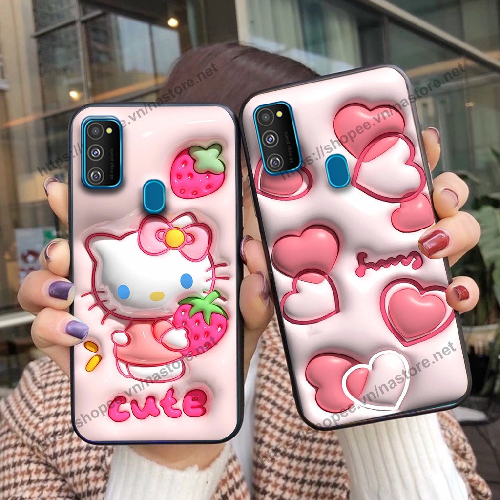 Ốp lưng Samsung M21 / M30s / M31 heo vàng, gấu dâu lotso xinh xắn cute giá rẻ