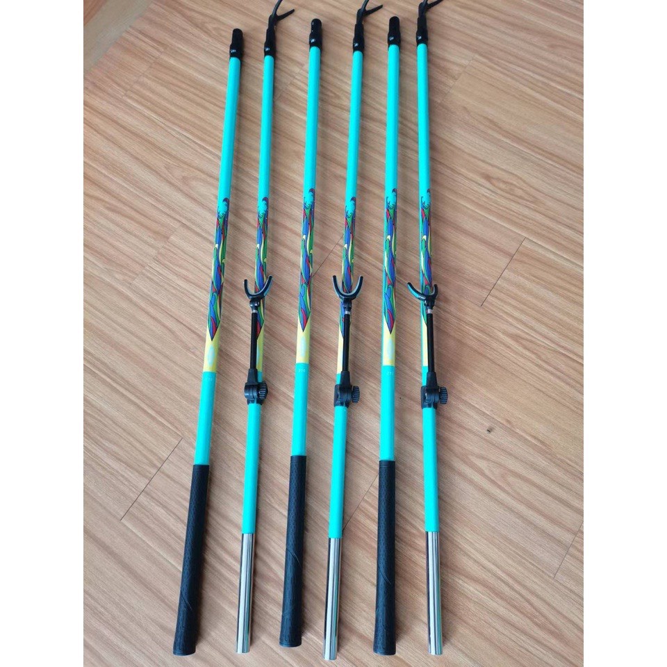 Gác cần câu và cán vợt câu đài nhã lam, chất liệu carbon, giá siêu rẻ