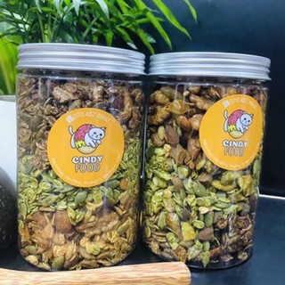 [500g Granola Mix 3 vị] siêu hạt  3 vị Ăn Kiêng không đường Gateau Healthyeatclean ☘️