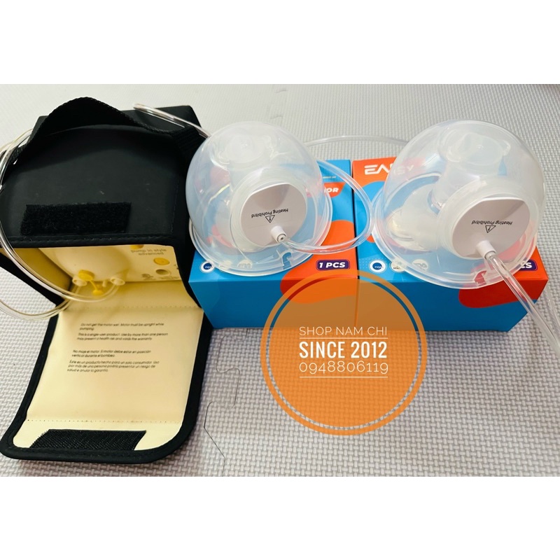 Cups hút sữa rảnh tay Easy dùng cho máy dây