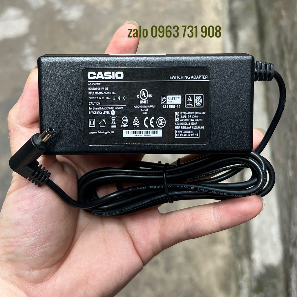 Sạc Nguồn 9.5v Cho Ctk-4200 Đàn Casio bảo hành 12 tháng