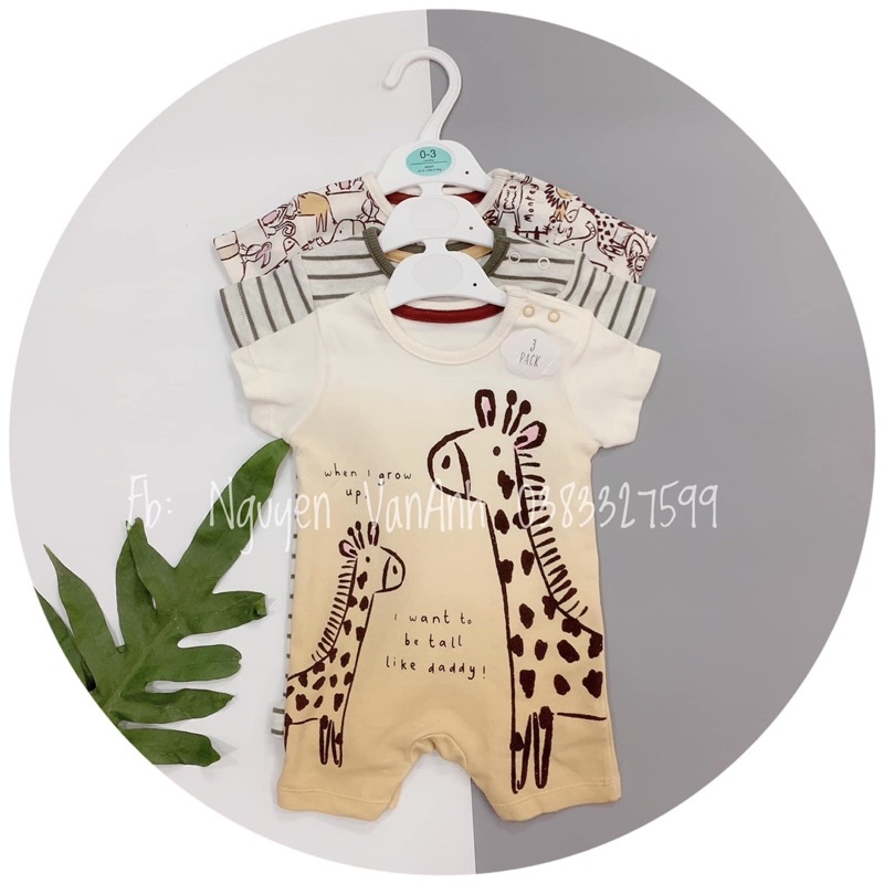 Set 3 body đùi G.e.o.r.g.e dư sịn cho bé