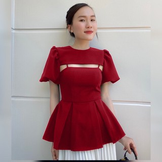 Bigsize set áo peplum 2 kiểu