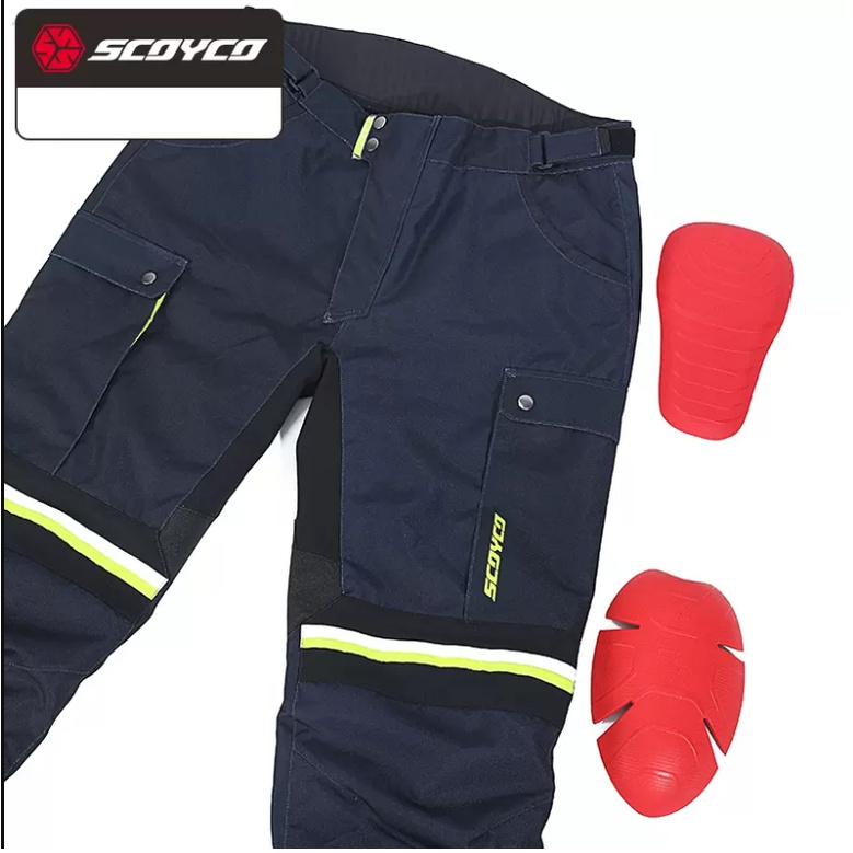 Quần giáp bảo hộ mô tô, xe máy chống nước Scoyco P106