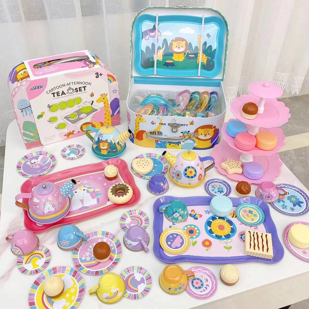 Set tiệc trà kim loại cao cấp cho bé yêu