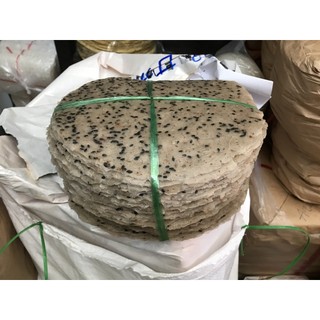 Bánh tráng mè đen cốt dừa size nhỏ - 20cm