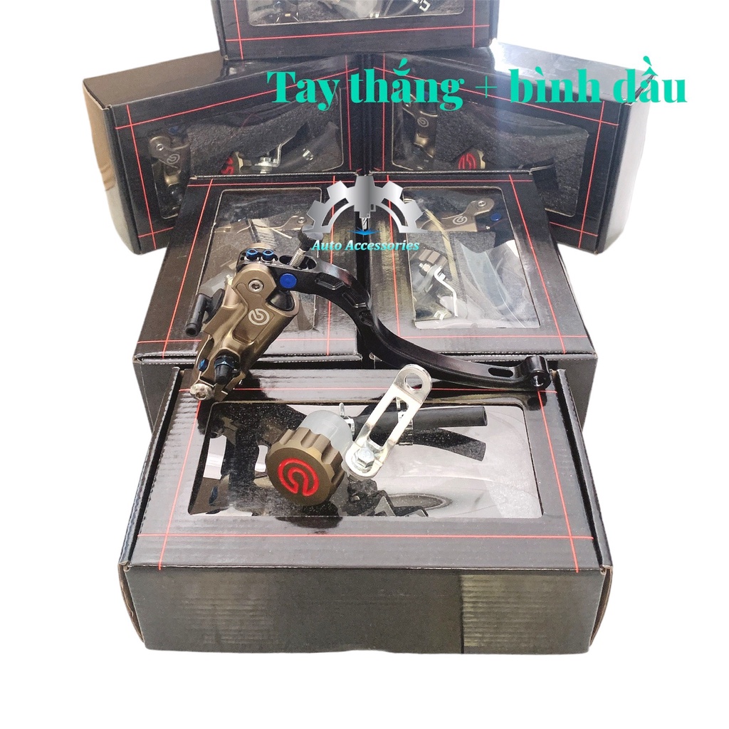 🥇 Bộ Tay Phanh Kèm Bình Dầu Rời 👉 cho Tất Cả các dòng XE SỐ & TAY GA như Exciter Winner Sirius Wave Sonic Vario AB