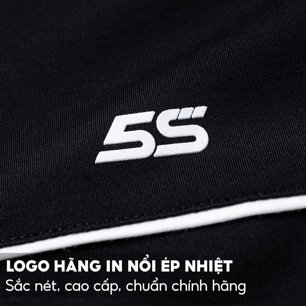 Áo Polo Nam 5S Premium, Chất Liệu Viscose Cao Cấp, Mềm Mịn, Thoáng Mát, Thiết Kế Viền Nổi Sọc Khỏe Khoắn (APC23030)