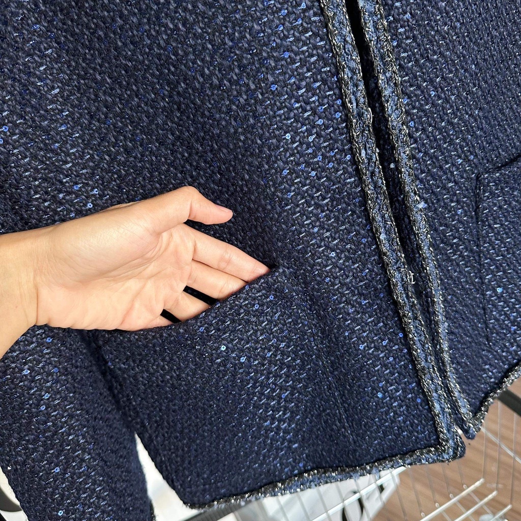 Áo Tweed Dáng Rộng- CHUOTCONG KH20597XD