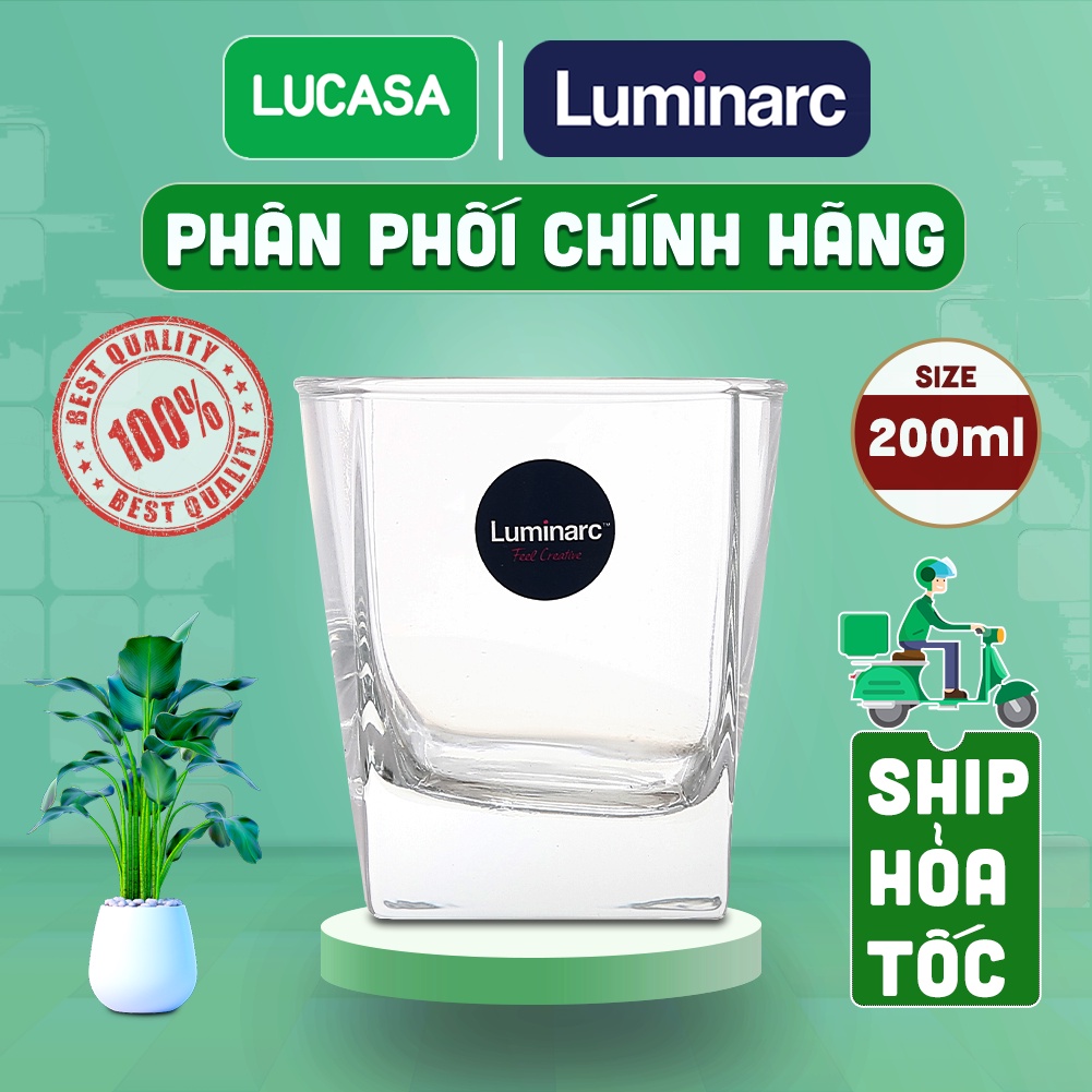 Bộ 6 Ly Thủy Tinh Luminarc Sterling 200ml - Loại Thấp BOL2516 | Phân Phối Chính Hãng