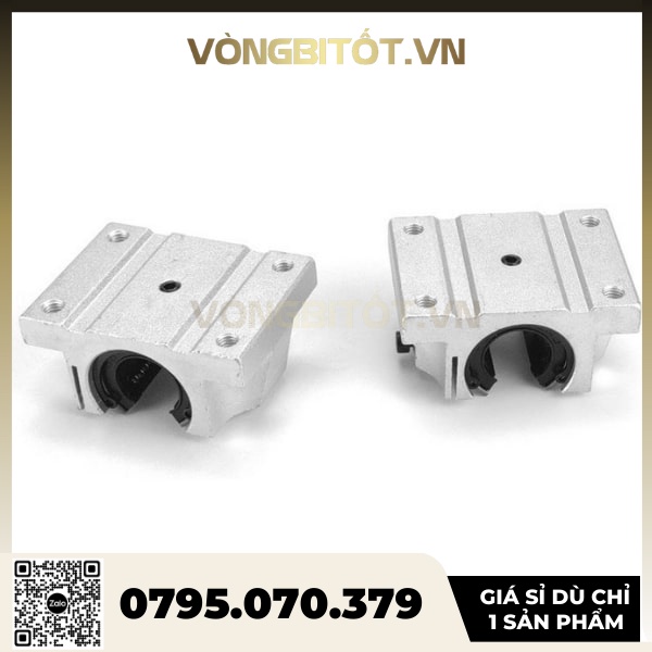 Con Trượt Tròn TBR16UU, TBR20UU, TBR25UU, TBR30UU, Ổ Bi Thanh Trượt Bản Rộng, Vòng Bi Trượt Cho Thanh Có Đế
