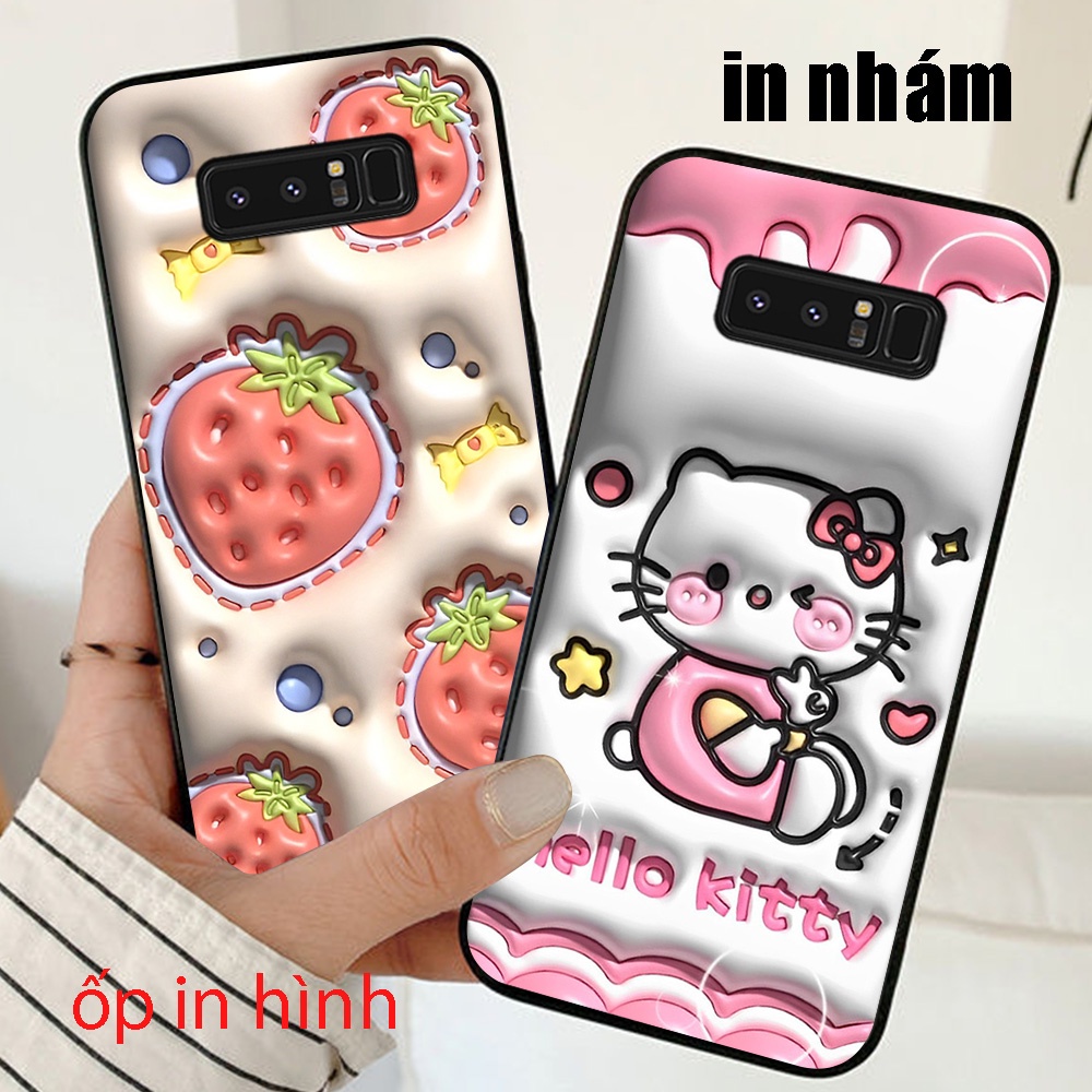 Ốp lưng Samsung note 8 in hình 3d mẫu hoa quả mới nhất