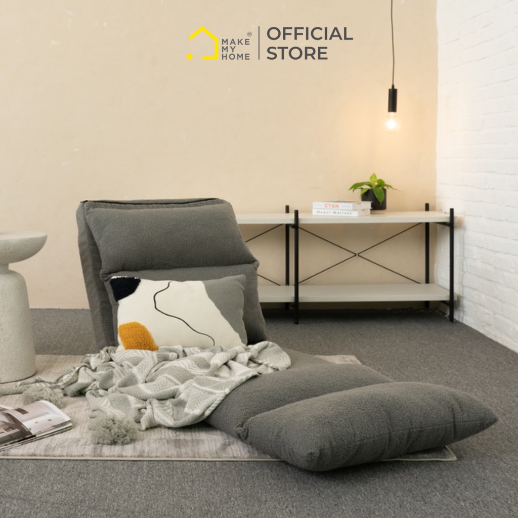 Ghế Bệt Thư Giãn Dạng Giường Đơn, Ghế Lười Đa Năng Ba Nấc Gập 120*60cm Make My Home CHILLIE - Bảo hành 12 tháng