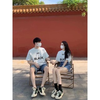 [ ORDER CHINA ] ÁO ĐÔI BLACK WHITE