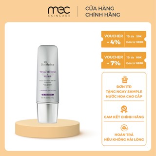Kem chống nắng không màu Skinmedica Total Defense + Repair Broad Spectrum SPF 34 - Mecskincare