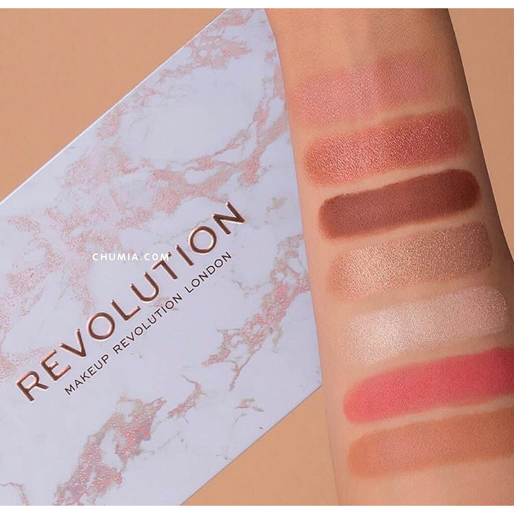 Phấn mắt REVOLUTION DECADENT Forever Flawless bảng màu mắt nhũ lấp lánh lì mịn bền màu trang điểm chính hãng PM chumia