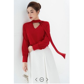 Áo Sơ Mi công sở thắt nơ siêu xinh
