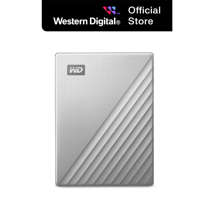 Ổ cứng di động Western Digital WD My Passport Ultra Silver 2.5" USB Type C 2TB - WDBC3C0020BSL