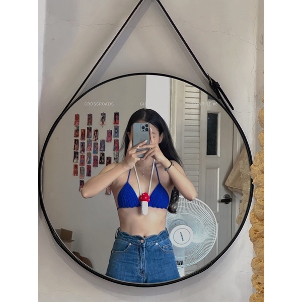 AMEE bikini 👙crochet len móc áo style mùa hè