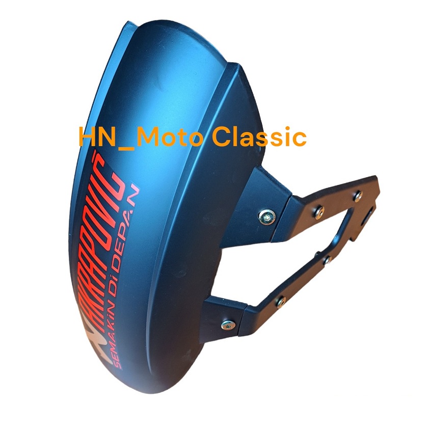 Dè chắn bùn 4 chân AKRAPOVIC hàng dày đẹp gắn Winner X exciter phù hợp lắp xe classic xe PKL xe cafe racer win su độ