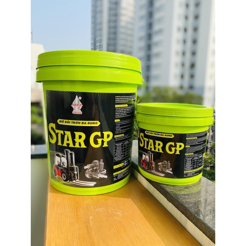 Mỡ Bôi Trơn Đa Dụng Star - Xô 4 kg