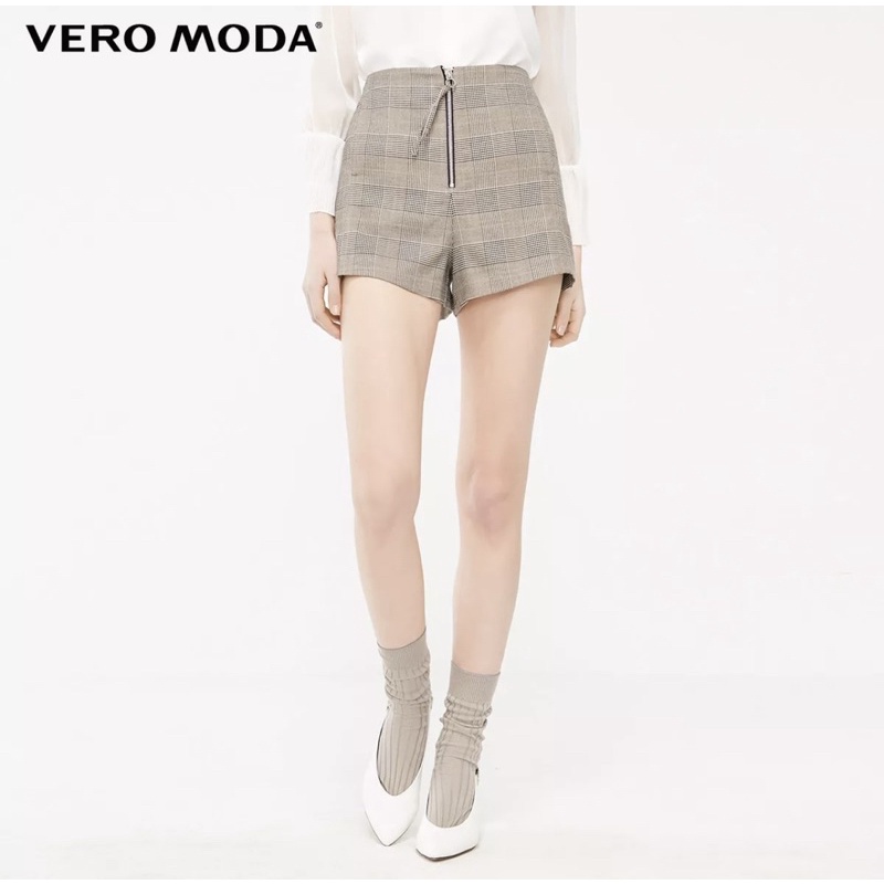 Vero Moda quần soóc nữ cạp cao có khóa kéo Size S new tag