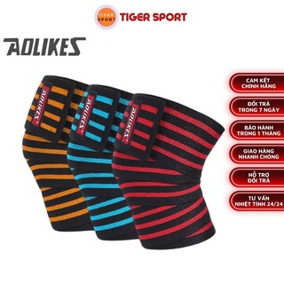 Dây Quấn Gối AOLIKES 7165 Bảo Vệ Đầu Gối,  Phòng Tránh Chấn Thương Và Hỗ Trợ Các Bài Tập Gym