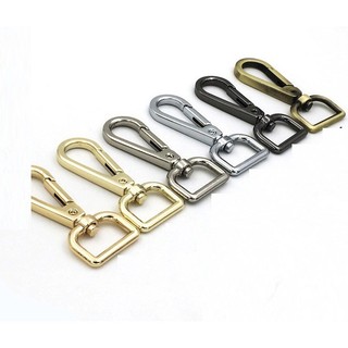 móc khóa móc phụ kiện móc túi xách 1 cái càng cua, đuôi tròn, đuôi vuông lock, chain lead khoá xích bag