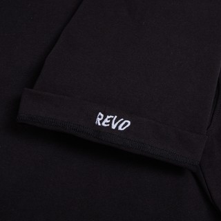 Áo thun oversize Cloudy/Black - Revvour