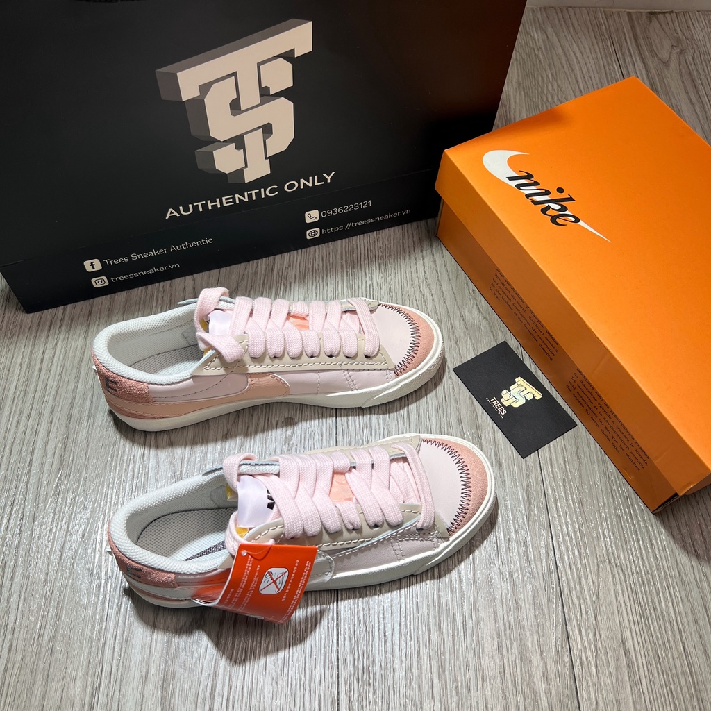 Giày thể thao NIKE BLAZER LOW 77 JUMBO LIGHT SOFT PINK DQ1470 601