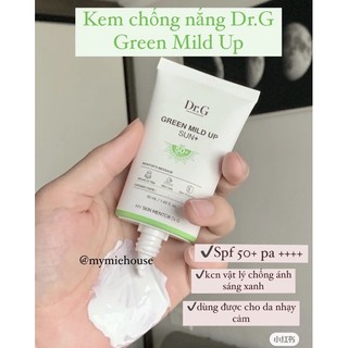 Kem chống nắng dược mỹ phẩm 𝐃𝐫.𝐆 𝐆𝐫𝐞𝐞𝐧 𝐌𝐢𝐥𝐝 𝐔𝐩 𝐒𝐮𝐧 / 𝐁𝐫𝐢𝐠𝐡𝐭𝐞𝐧𝐢𝐧𝐠 𝐮𝐩 Sun