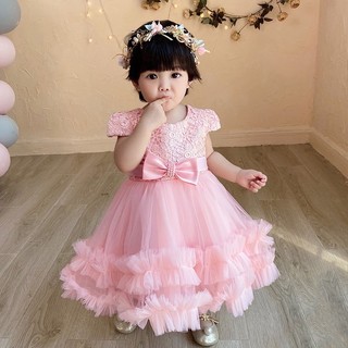 Váy công chúa cho bé tay hến