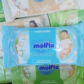 Combo 5 gói khăn ướt Molfix 30 tờ