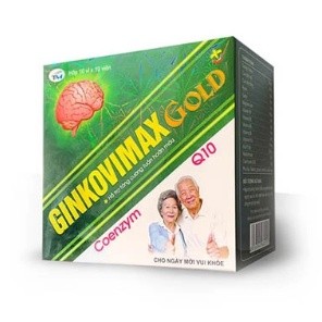 Thực phẩm Ginkovimax Gold Coenzyme Q10 hỗ trợ tăng cường tuần hoàn máu não