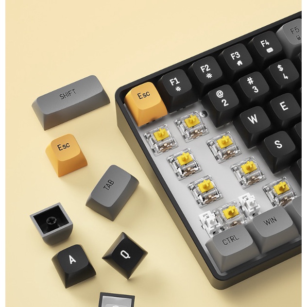 Hotswap Bàn phím cơ không dây pin sạc Aigo A100