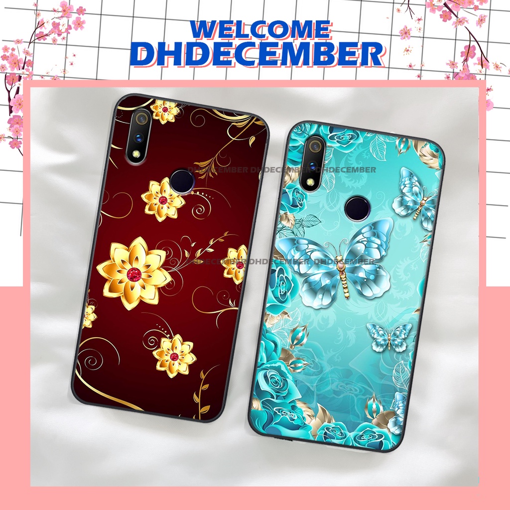 Ốp lưng Oppo REALME 3 / REALME 3 PRO in hình hoa xinh xắn, hiện đại , thời trang ,phong cách