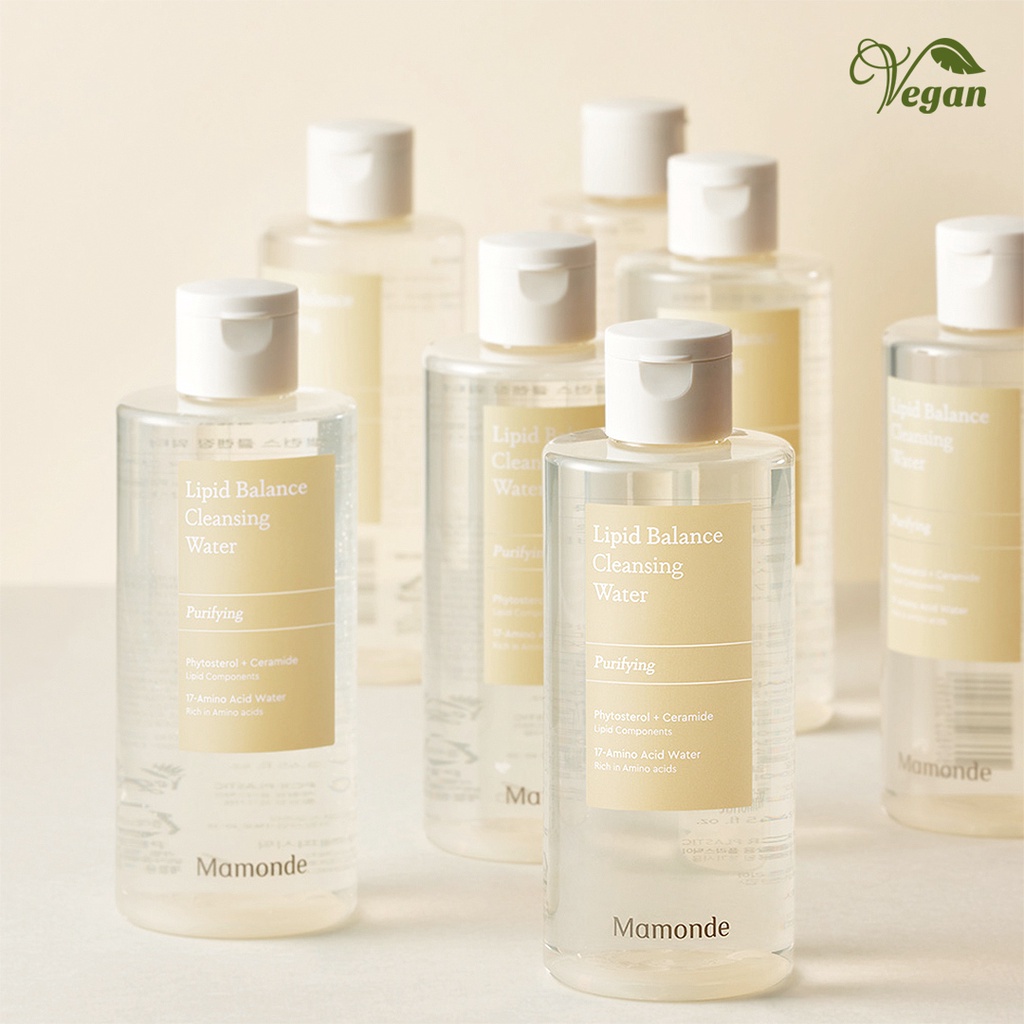 Nước Tẩy Trang Mamonde Cân Bằng Nước / Dầu / Sữa Rửa Mặt Amino Foam PH Thấp Phytosterol 17-Amino Acid