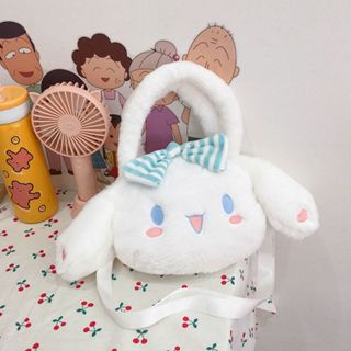 Bololo Túi Đeo Chéo Hình Chú Chó Laurel Bằng Lông Nhung Dễ Thương Xinh Xắn