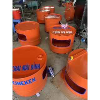 Bàn nhậu thùng phuy