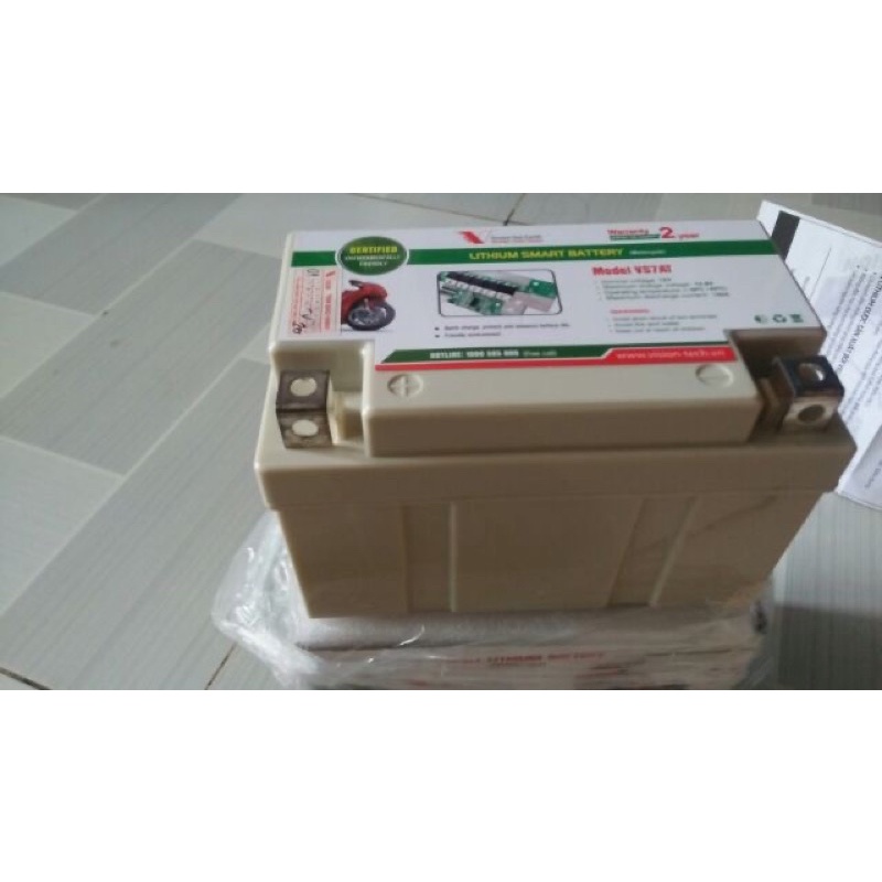 Acquy lithium xe máy VS7AC