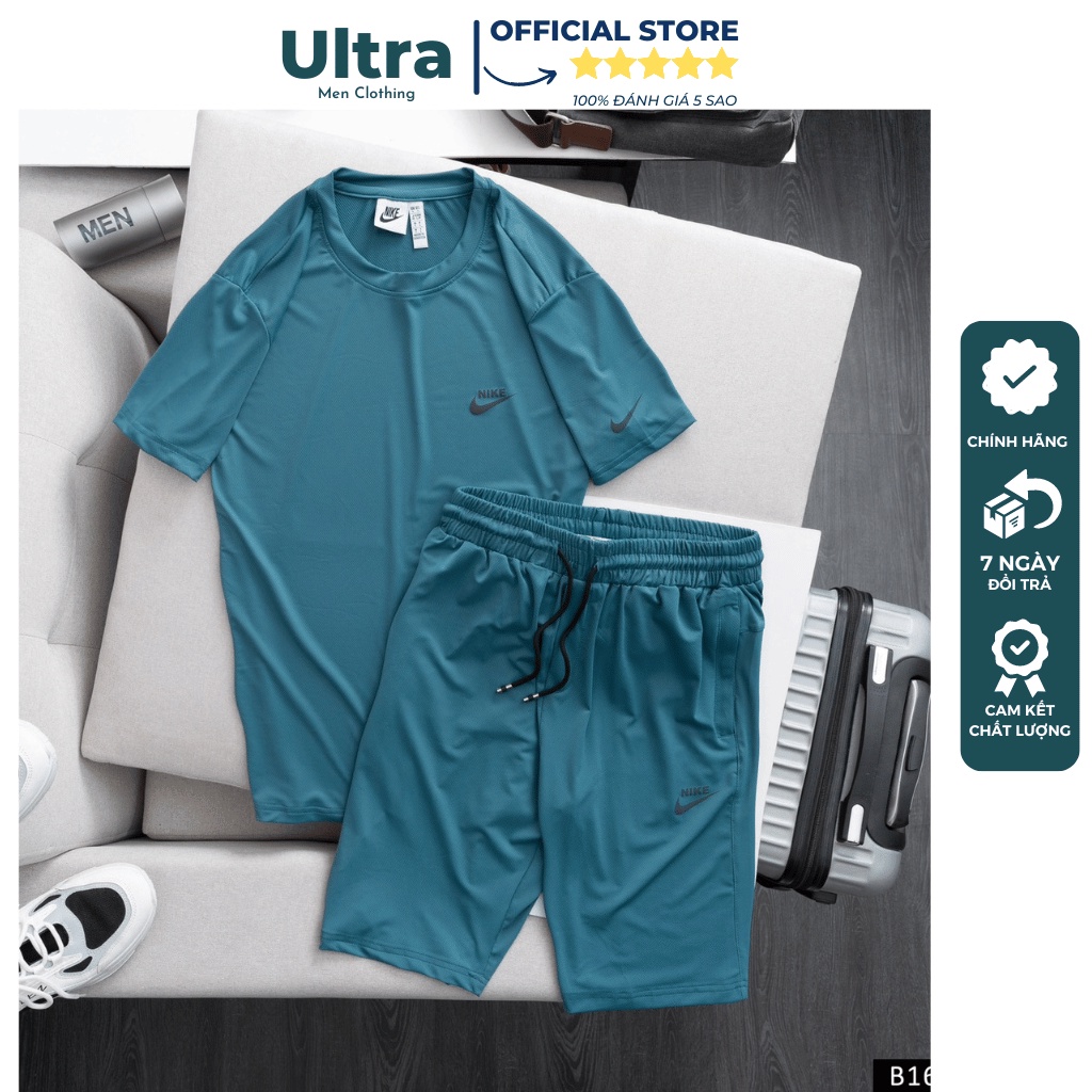 Bộ hè thể thao nam thun lạnh Hàng Cao Cấp Ultra Men UM34 Bộ quần áo nam chất mát mặc nhà hành xịn đẹp chuẩn phom 2023