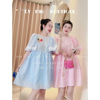 Đầm baby doll siêu dễ thương thời trang siêu xinh , tiểu thư xinh xắn cho các chị em