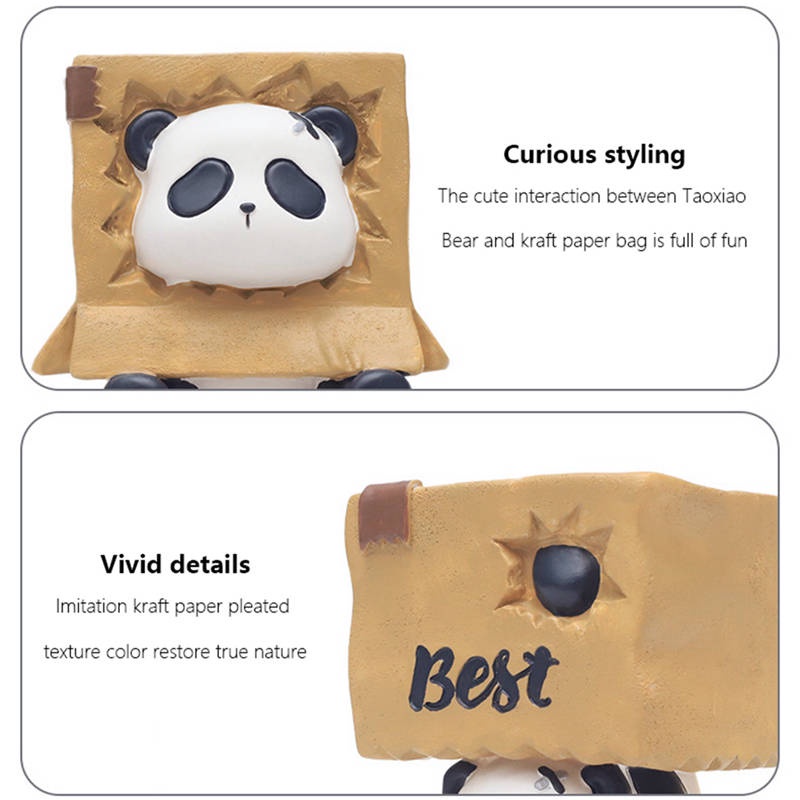 Lọ Đựng Bút Hình Gấu Trúc Hoạt Hình Dễ Thương Siêu Bền Dùng Trang Trí Nhà Cửa