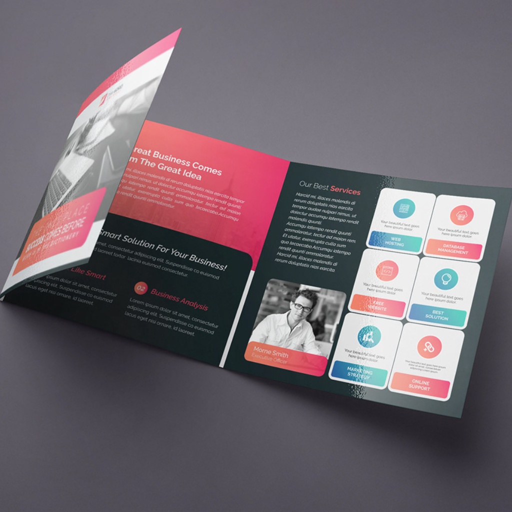 Brochure , in tờ rơi quảng cáo giới thiệu theo yêu cầu chất lượng , đa dạng , giá rẻ - INNHANHRE