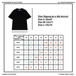 Áo Thun Local Brand Basic Blue Tee Silly Foxes - SLF0008