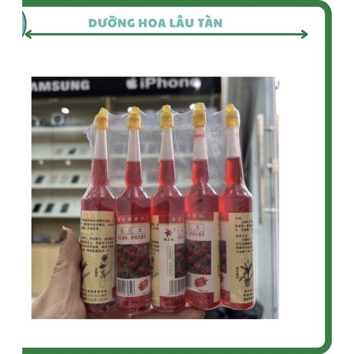 Combo 5 lọ Dưỡng hoa lâu tàn, tươi lâu, nhỏ trực tiếp vào đất hoặc nước trồng cây